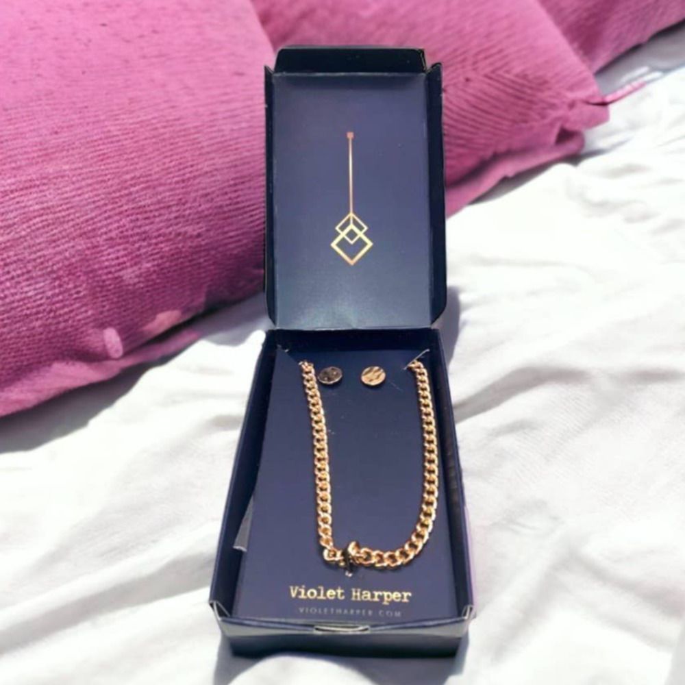 NIB! Violet Harper necklace & earrings!